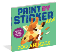 Paint by Sticker Kids: Zoo Animals